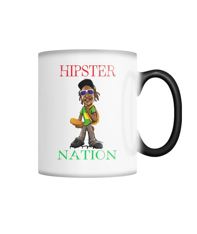 Hipster Nation Coffee Mug Color Changing Mug