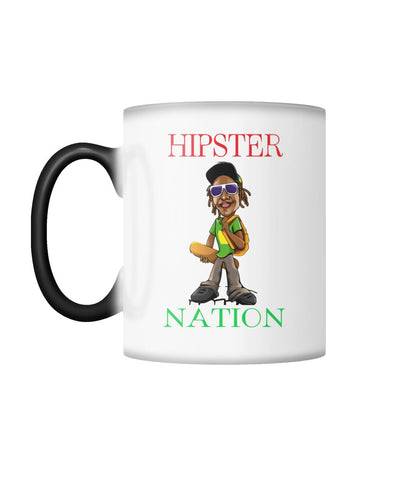 Hipster Nation Coffee Mug Color Changing Mug