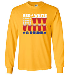Red, White, And DRUNK!!! T Shirt