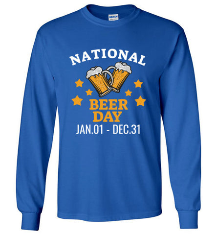 National Beer Day! Unisex Long Sleeve Tee
