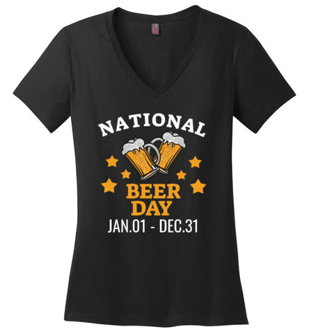National Beer Day! Women's V-Neck Top