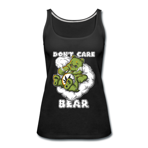 Women’s Don't Care Tank Top - black