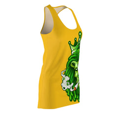 Racerback Dress - Yellow Rasta Vibes Midi Dress