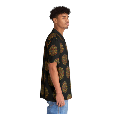 Men's Paisley cluster Hawaiian Shirt