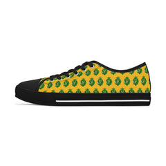 Rasta Vibes  Women's Low Top Sneakers