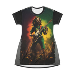 Bob Marley on stage T-Shirt Dress