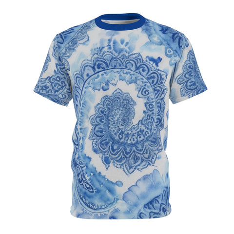 Blue Tie dye t-shirt- Unisex