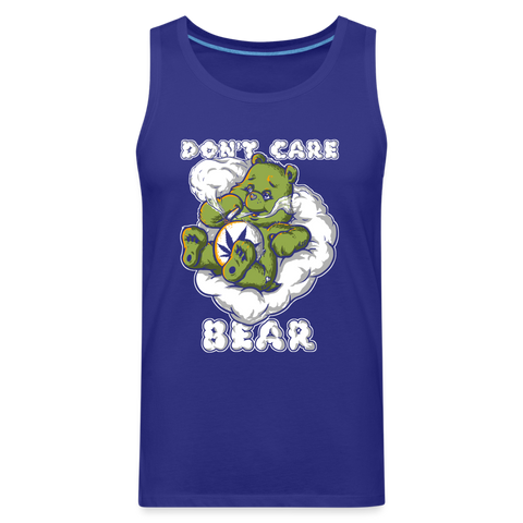 Men’s Puffing Clouds Tank - royal blue