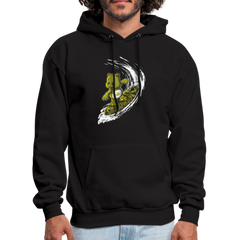 Unisex Surfing High Hoodie - black