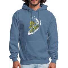 Unisex Surfing High Hoodie - denim blue