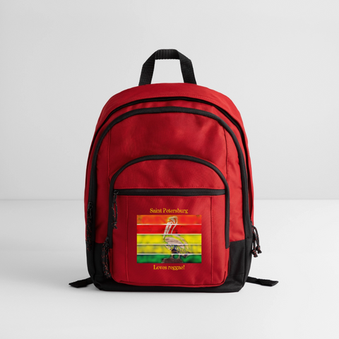 St. Petersburg Loves Reggae Baseball Cap - red