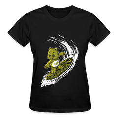 Women's Surfing High V-Neck T-Shirt - black