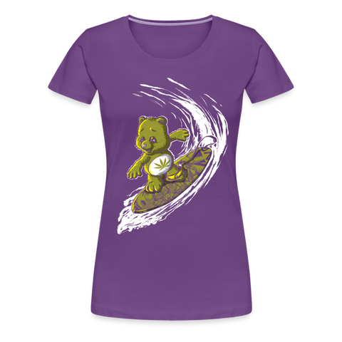 Women’s Surfing High T-Shirt - purple