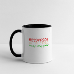 Medication Contrast Coffee Mug - white/black