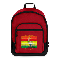 St. Petersburg Loves Reggae Baseball Cap - red