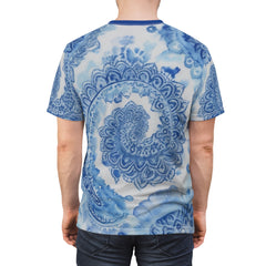 Blue Tie dye t-shirt- Unisex