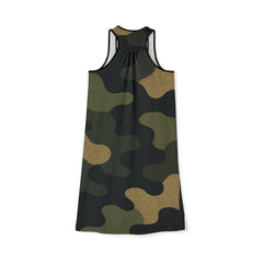 Inspirational Rastafarian Reggae Festival Wear= Racerback Dress