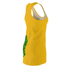 Racerback Dress - Yellow Rasta Vibes Midi Dress