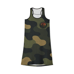 Inspirational Rastafarian Reggae Festival Wear= Racerback Dress