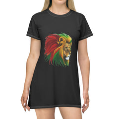Rasta Lion T-Shirt Dress