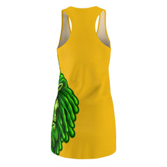 Racerback Dress - Yellow Rasta Vibes Midi Dress