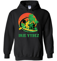 Irie Vybez Logo Beach Hoodie (Unisex) reggae clothing