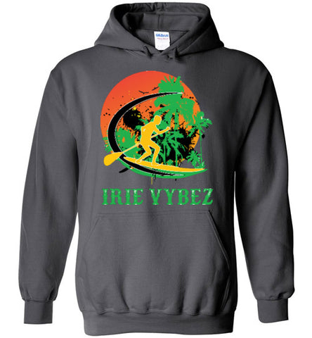 Irie Vybez Logo Beach Hoodie (Unisex) reggae clothing