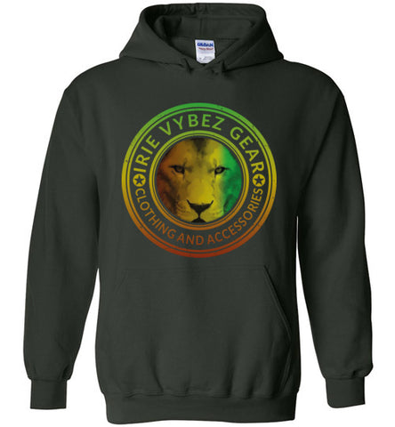 Rasta Lion Medallion Unisex Hoodie 