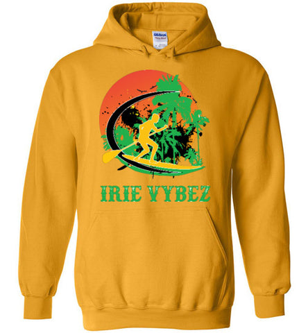 Irie Vybez Logo Beach Hoodie (Unisex) 