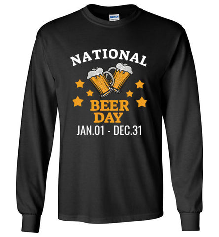National Beer Day! Unisex Long Sleeve Tee