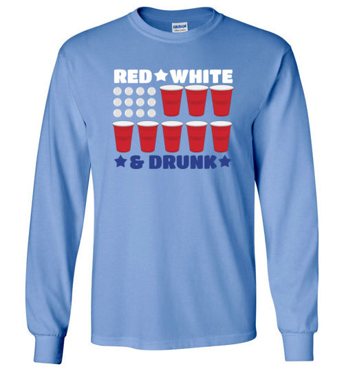 Red, White, And DRUNK!!! T Shirt