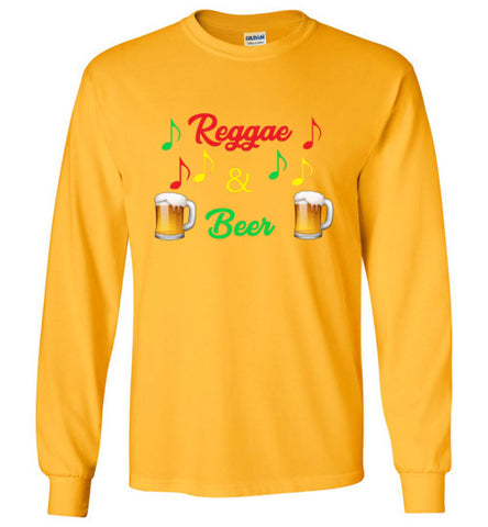 Unisex Reggae & Beer (R&B)  LS Tee Vers. 2