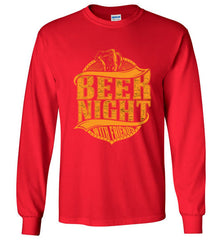 Beer Night with Friends Unisex Long Sleeve