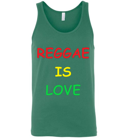 Reggae is love Men's Tank Top 