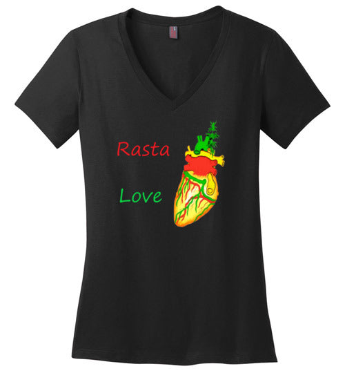 Rasta Love Women's V-neck
