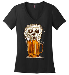 Beer Skull Halloween tshirt- Click for Men/Women variations