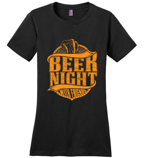 Beer Night with Friends Women's Short Sleeve Top