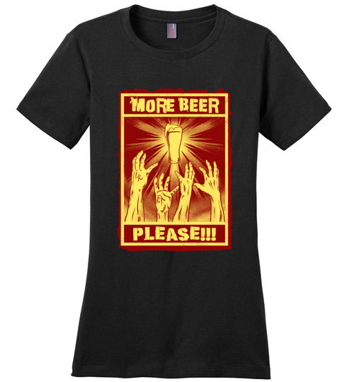 Women's Beer Zombies T-shirt