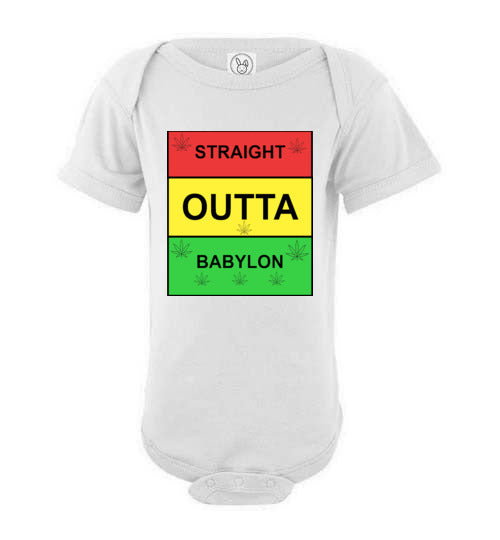 Infant Straight Outta Babylon Onsie 