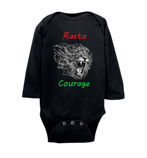 Rasta Courage Infant Long Bodysuit 