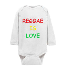 Reggae is love Infant Long Bodysuit 