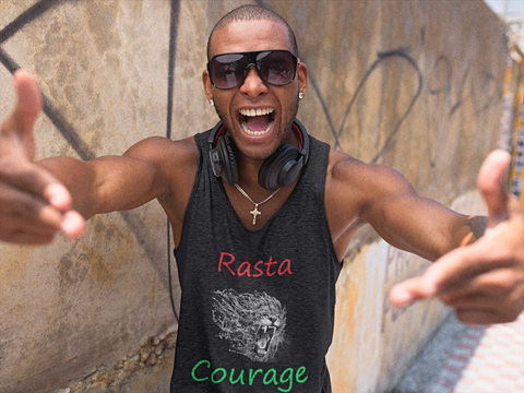 Rasta Courage Men's Tank Top 