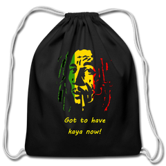 KAYA Cotton Drawstring Bag - black