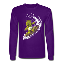 UNISEX Surfing High Long Sleeve T-Shirt - purple