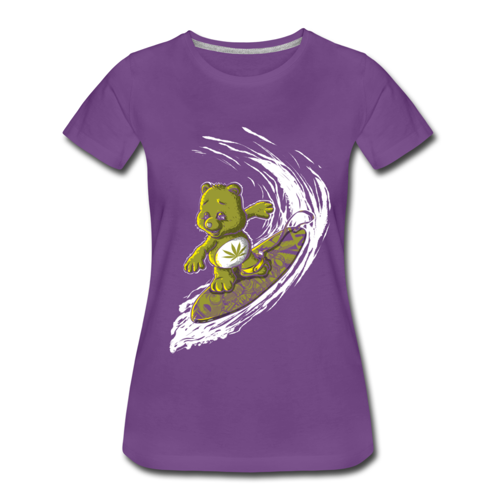 Women’s Surfing High T-Shirt - purple