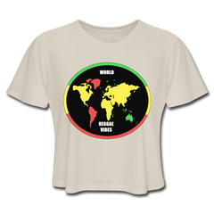 World Reggae Vibes Women's Cropped T-Shirt - dust